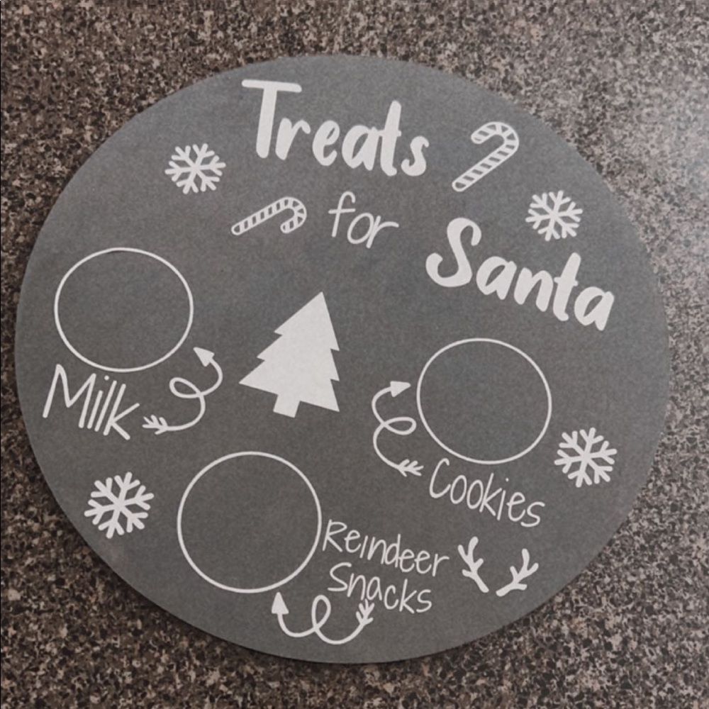 treat for santa sign